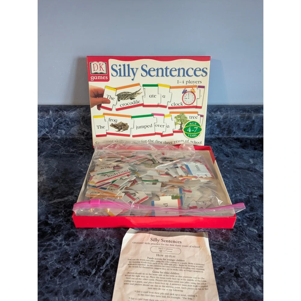 DK Games‎ Silly Sentences and Math Puzzles Educational Learning Games Ages 4-7